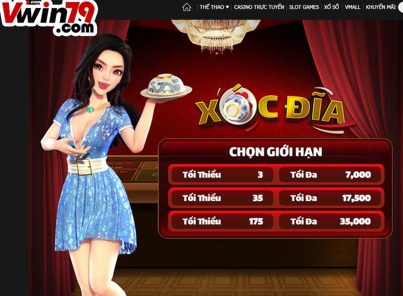 Đăng ký Vwin để chơi game xóc đĩa