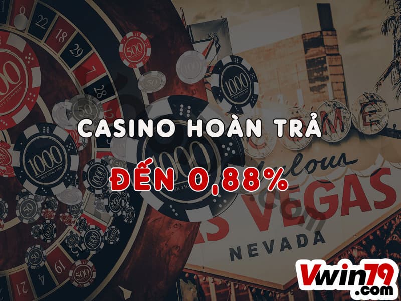 Hoàn trả Vwin tại Casino