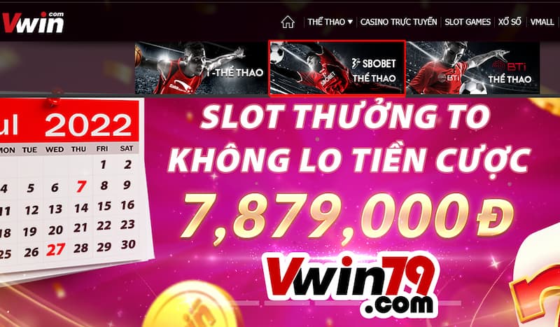 Sòng thể thao Sbobet Vwin nổi bật