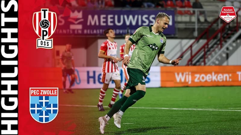 Soi kèo FC Zwolle vs FC Oss 2h ngày 28/1/2023, giải hạng hai Hà Lan